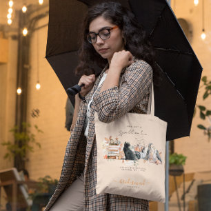 Bolsa Tote Um Encantamento   Chuveiro de Noiva de Halloween 