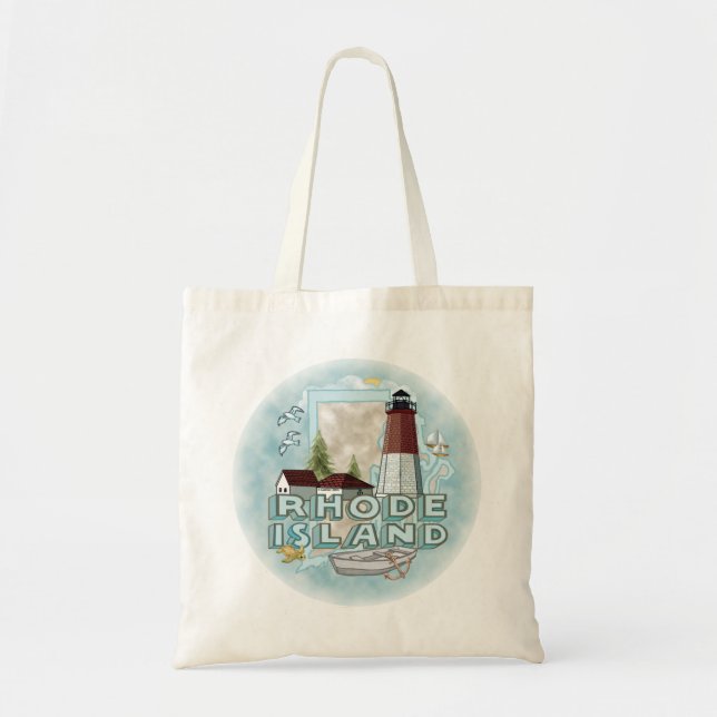Bolsa Tote Um Farol Rhode Island (Frente)