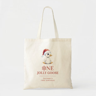 Bolsa Tote Um Ganso Alegre Personalizado Aniversário de Prime