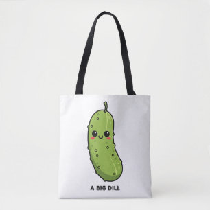 Bolsa Tote Um Grande Pepino Engraçado Citação Feminina Divert