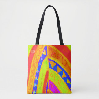 Bolsa Tote Um incrível design de arte tribal de Barcelona nº 