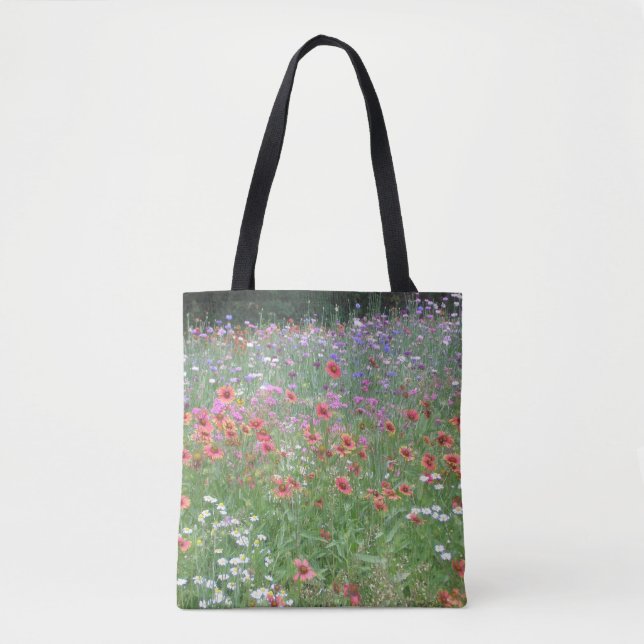Bolsa Tote Um Jardim De Flores Selvagens (Frente)