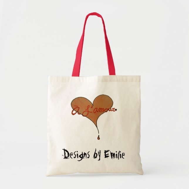 Bolsa Tote Um L'amour (Frente)