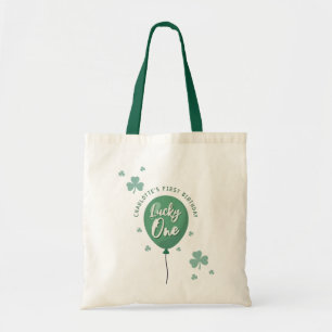 Bolsa Tote Um Lucky no 1º Aniversário Dia de São Patrício Tre