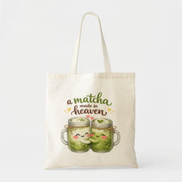 Bolsa Tote Um Matcha Feito no Céu Fofo Humor Engraçado