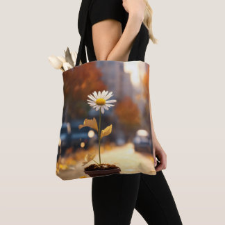 Bolsa Tote Um minúsculo cheio de pote de barro de sujeira