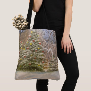 Bolsa Tote Um Natal na Floresta, por Gary Poling