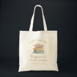 Bolsa Tote Um novo Chá de panela de Livros do Capítulo<br><div class="desc">Leve consigo a magia do seu chá de panela onde quer que vá com a bolsa de tote de Wildflower e Livros "Um Novo Capítulo", uma na moda e prática para amantes de livros e noivas. Adorado com elegantes ilustrações de aquarelas pintadas à mão de livros antigos e flores silvestres...</div>