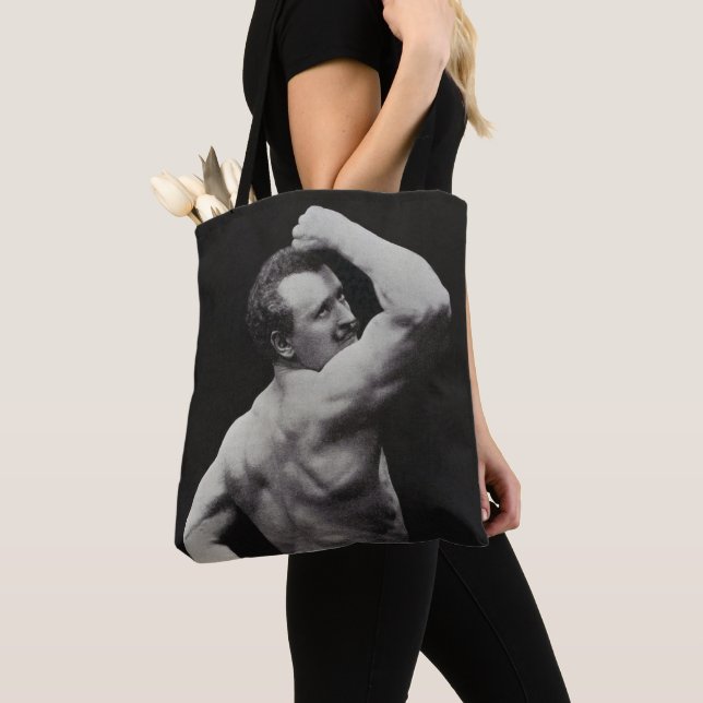 Bolsa Tote Um novo impulso de StrongMen Eugen Sandow Bodybuil (Close Up)