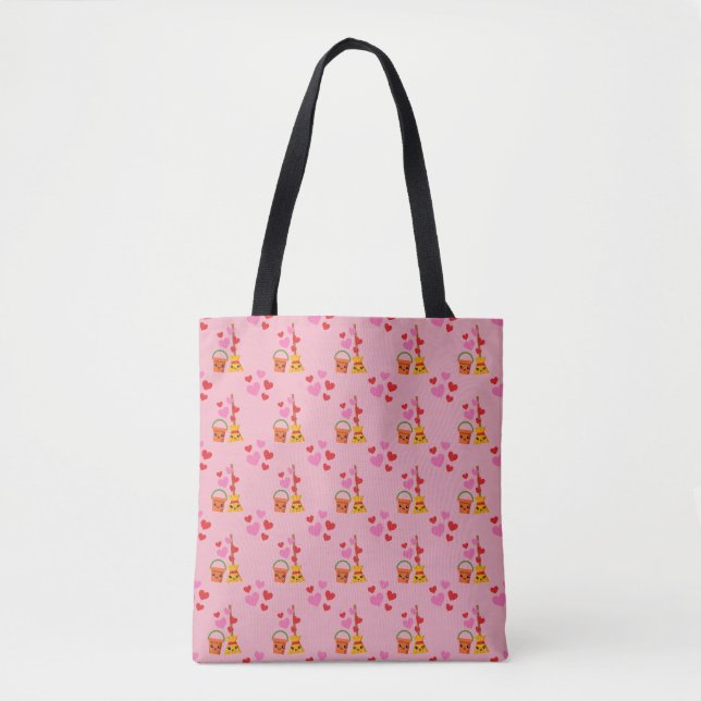 Bolsa Tote Um Padrão De Amor Duradoura (Frente)