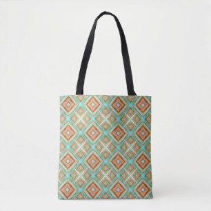Bolsa Tote Um padrão ininterrupto e colorido, abstrato, arte,