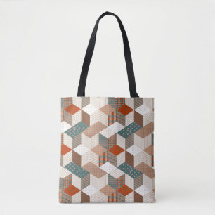Bolsa Tote Um padrão sem falhas com estrelas. vintage bac