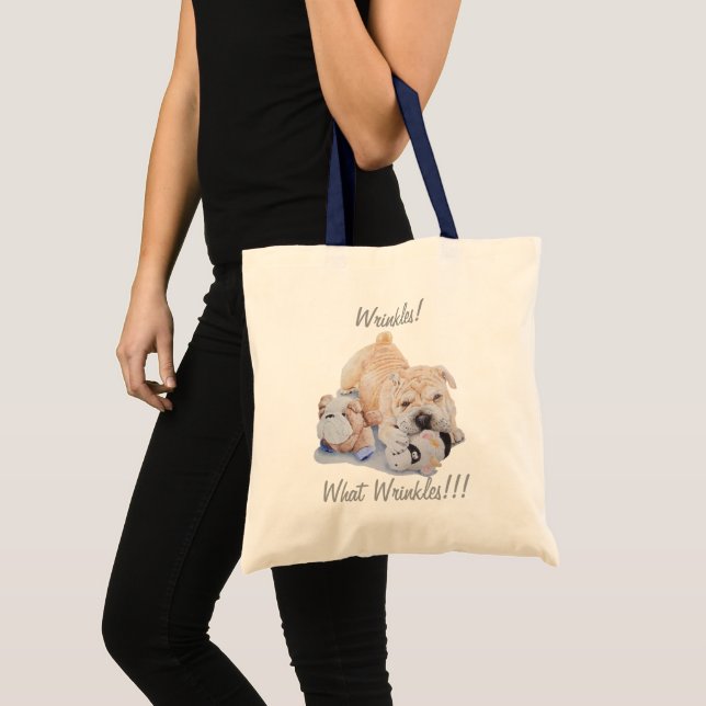 Bolsa Tote Um pãozinho giro e fofo urinário ursa slogan diver (Frente (produto))