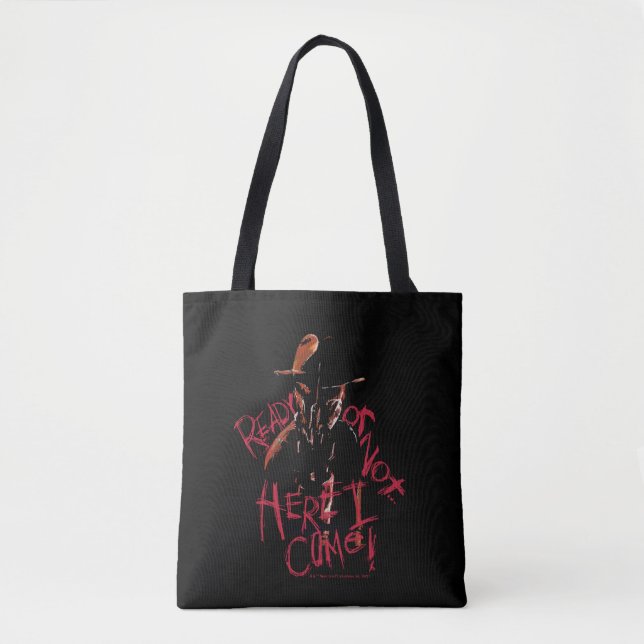 Bolsa Tote Um pesadelo na Elm Street | Pronto ou Não (Frente)