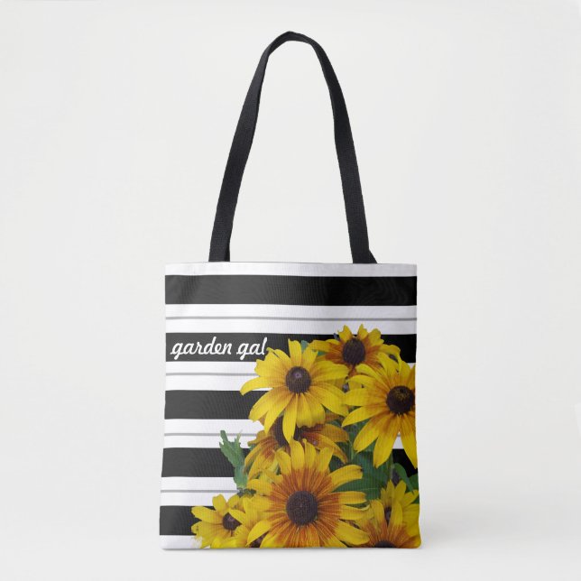 Bolsa Tote Um Presente De Flores (Frente)