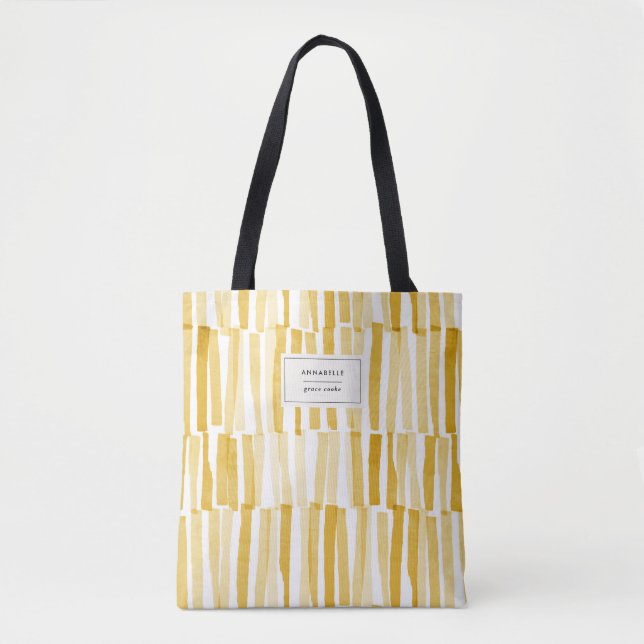 Bolsa Tote Um presente personalizado com padrão de abstrato m (Frente)