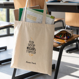 Bolsa Tote Um presente personalizado da escola de matemática