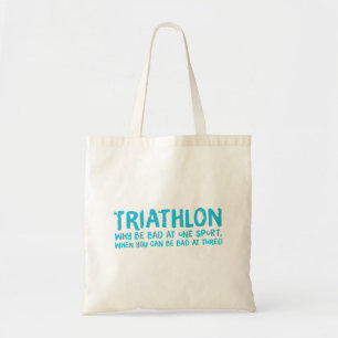 Bolsa Tote Um presente Triathlon excelente para seu amigo ou 