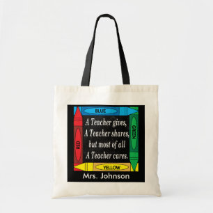Bolsa Tote Um professor se preocupa - Personalize