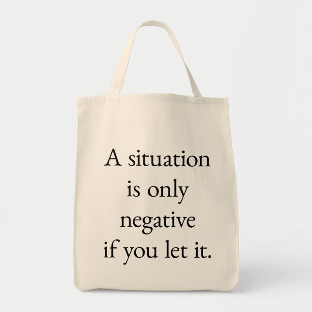 Bolsa Tote Um Saco de Tote da Grocería de Situação (Frente)