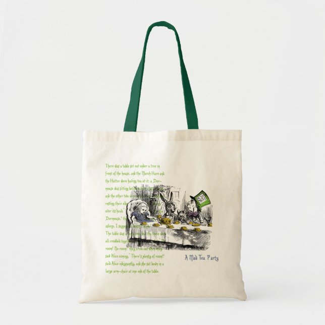 Bolsa Tote Um Saco de Tote do Tea Party Louco (Frente)
