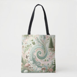Bolsa Tote Um Sonho De Pastel Cottagecore Floresta Encantada