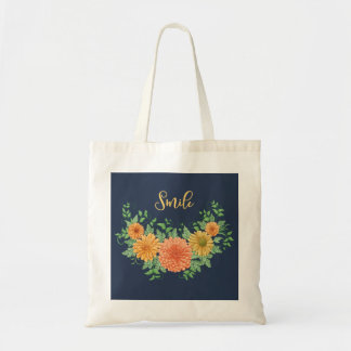 Bolsa Tote Um sorriso nas flores