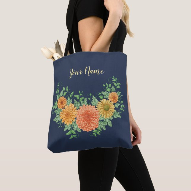 Bolsa Tote Um sorriso nas flores (Close Up)
