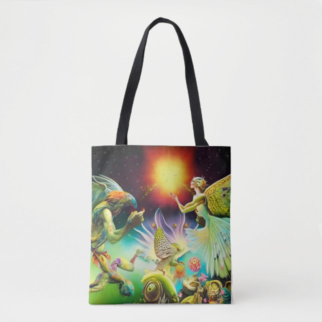 Bolsa Tote Um Tempo de Pintura de Óleo Recompensa (Frente)