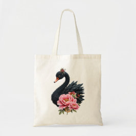 Bolsa Tote Um toque de rosa e brilho de cisne.