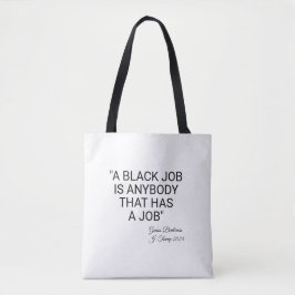 Bolsa Tote Um Trabalho Preto É Qualquer Um