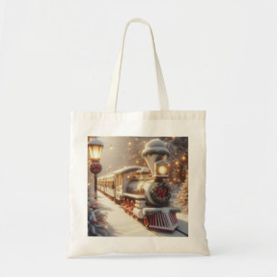 Bolsa Tote Um trem de natal Mágico da Maravilha de inverno