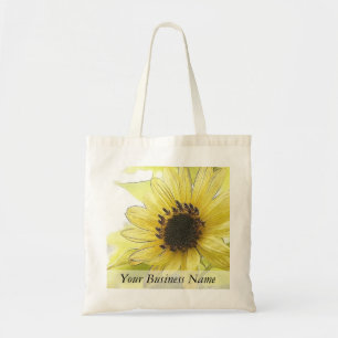 Bolsa Tote Um único limão - girassol amarelo
