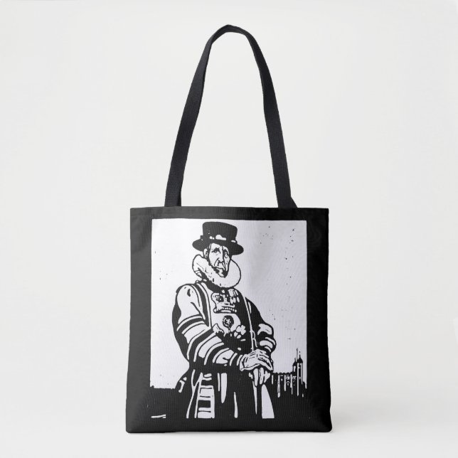 Bolsa Tote Um Yeoman Warder ou Beefeater (Frente)