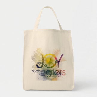 Bolsa Tote uma alegria dispersa cem sofrimentos