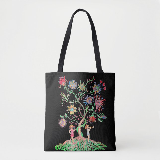 Bolsa Tote Uma árvore da vida (Frente)
