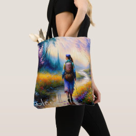 Bolsa Tote Uma caminhada na obra de arte das florestas