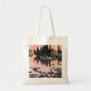 Bolsa Tote Uma captura fina por John Clymer