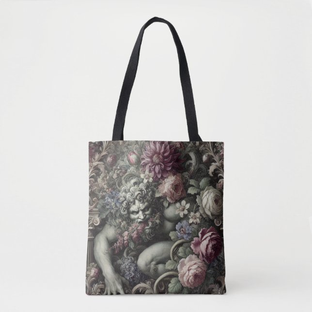Bolsa Tote 🎭 Uma Comédia Colossal - Vitoriano Gótico (Frente)