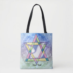 Bolsa Tote Uma Estrela de Davi