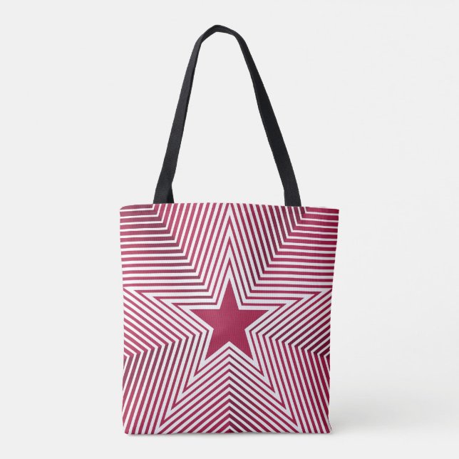Bolsa Tote Uma estrela magnética hipnótica para relaxar suas  (Verso)