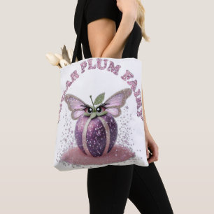 Bolsa Tote Uma Fada do Açúcar Ameixa