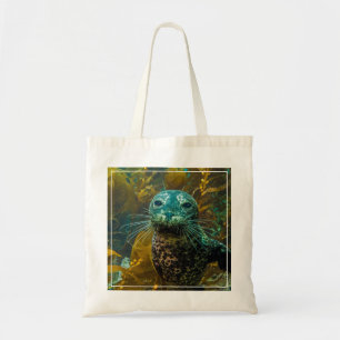 Bolsa Tote Uma floresta curiosa   Santa Barbara da alga do