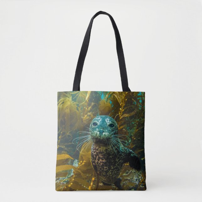 Bolsa Tote Uma floresta curiosa | Santa Barbara da alga do (Frente)