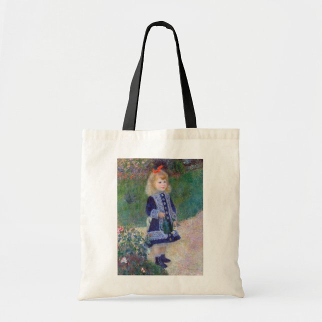 Bolsa Tote Uma garota com uma lata de água, Renoir (Frente)