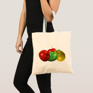 Bolsa Tote uma maçã um o dia