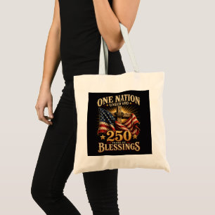 Bolsa Tote Uma Nação Sob Deus 250 Anos