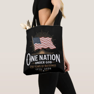 Bolsa Tote Uma Nação Sob Deus 250 Anos de Bênçãos
