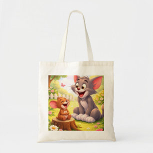 Bolsa Tote Uma Pausa Alegre no Jardim