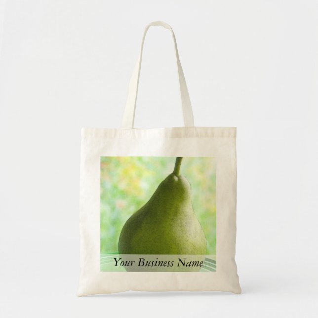 Bolsa Tote Uma pera orgânica fresca (Frente)